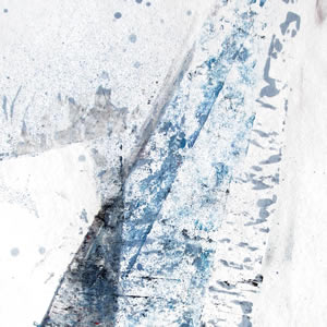 Eisberg - Mischtechnik - 30x55 cm.