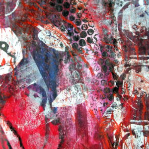 Träume - Mischtechnik - 28x38 cm.