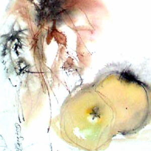 Inkflowers - Aquarell/Tusche - 25x33 cm.