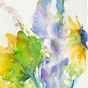 Herbst Freude - Aquarell - 28x38 cm.