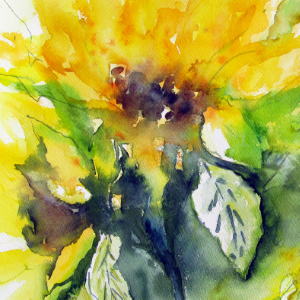 Golden Glory - Aquarell - 56x38 cm.