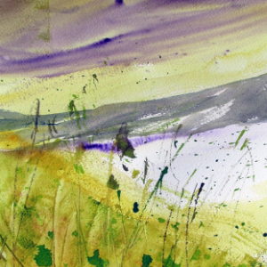 Sommersturm - Aquarell – 28x38 cm.